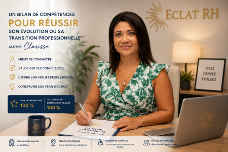 Clarisse votre Consultante Bilan de Compétences Eclat RH à Rennes