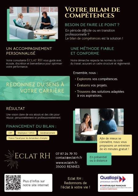 VOTRE EXPERT EN BILAN DE COMPETENCES A RENNES ET SUR LA FRANCE ENTIERE